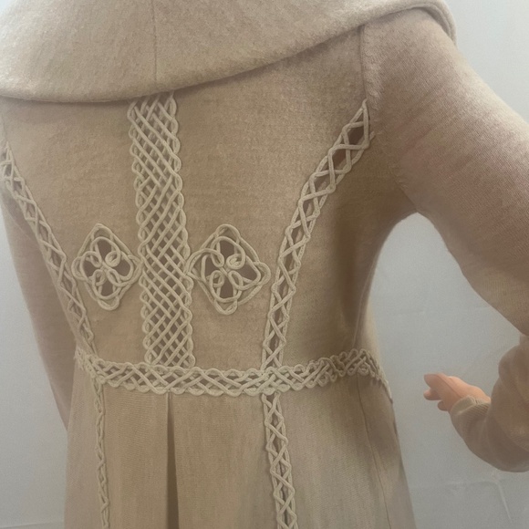 Anthropologie Angel of the North wool jacket with beautiful embroidery - Picture 6 of 13